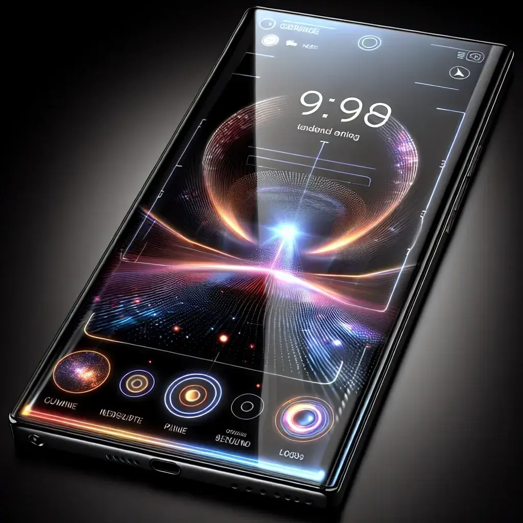 "Close-up of Oppo Find X8 Pro smartphone showcasing sleek design and rumored under-display selfie camera technology."
