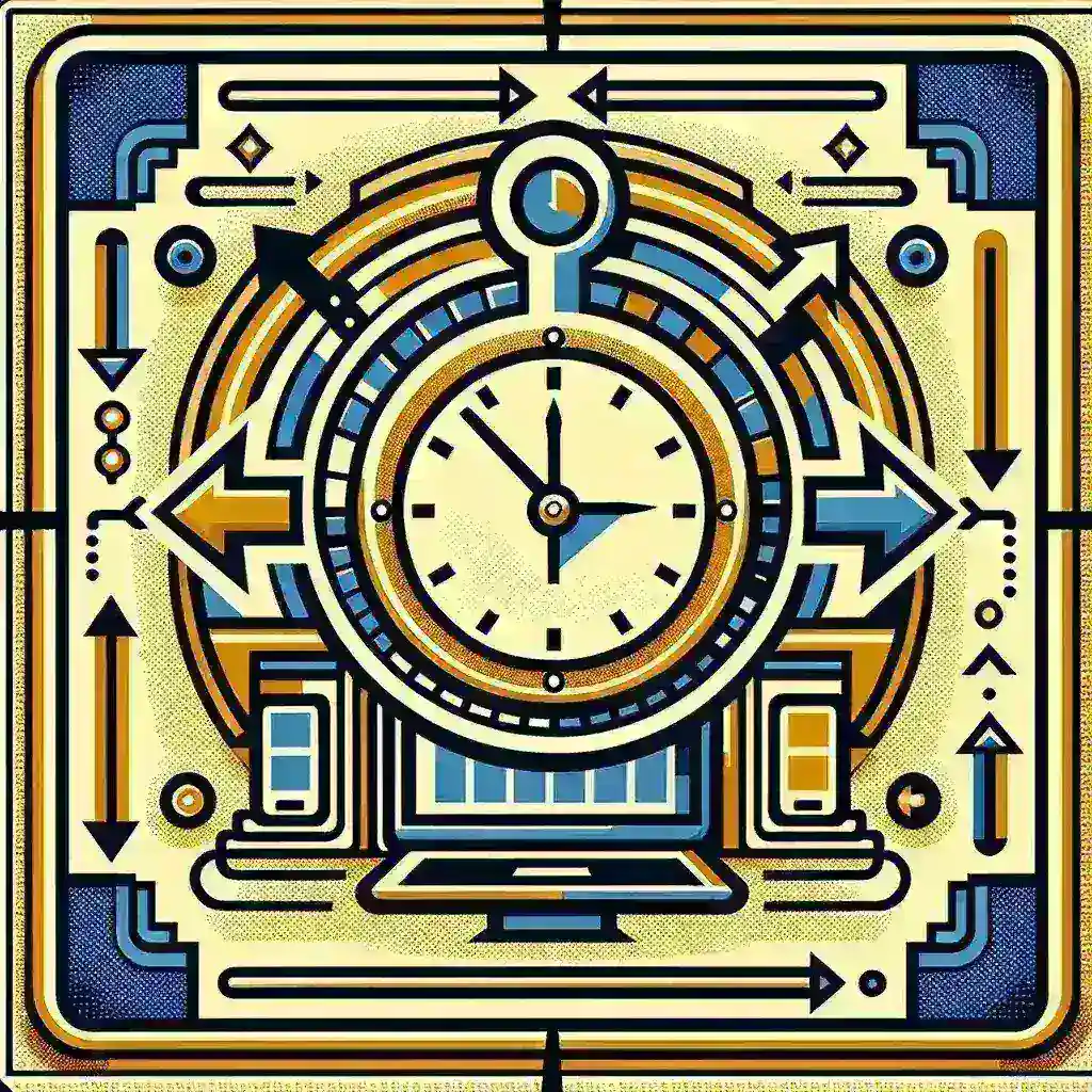 "Person scheduling large downloads on a PC using a user-friendly software interface, demonstrating productivity tips from the article 'How to Schedule Large Downloads on Your PC: A Comprehensive Guide.'"