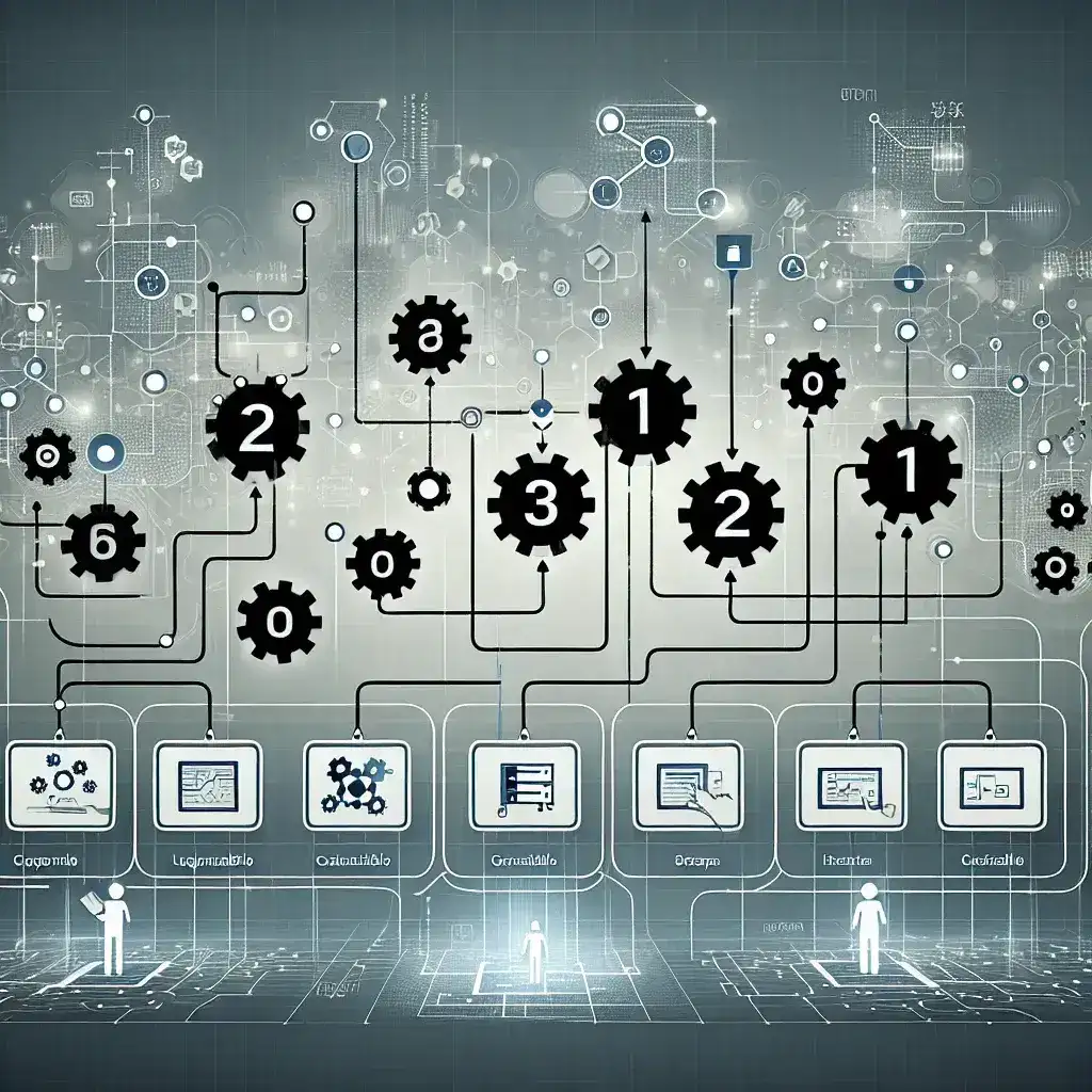 "Diagram illustrating how to use n8n for creating internal API workflows, highlighting key steps for streamlining business automation processes."